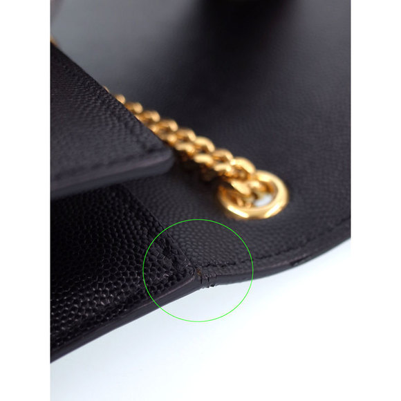 Saint Laurent Paris Classic Kate Satchel Chain Shoulder Bag Black - Picture 5 of 9